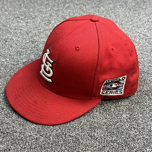 New Era Other - St. Louis Cardinals Hat New Era 7 3/8 Fitted Cooperstown MLB 2006 World Series